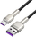 Kabllo karikimi Baseus, USB në USB C, 66W, e zezë