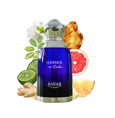 Parfum Anfar Summer in Dubai 1950, Extrait, 100ml, blu