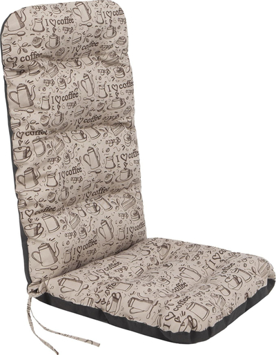 Jastëk kopshti Hobbygarden PILLOW BASIA, për shezlong dhe karrige, i papërshkueshëm pjesërisht nga uji, beige coffee
