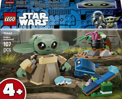 Set me lego LEGO Star Wars Grogu's Homestead 75443, 107 copa, 4+