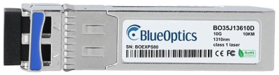 Moduli SFP BlueOptics Cisco Compatible SFP-10G-LR-S, 10Gbps, 10km, 1310nm, i argjendtë