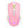 Mouse gaming Onikuma Cw905, me kabllo USB, RGB, rozë