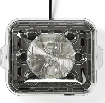 Zierëse vezësh Nedis Compact, 500W, deri 8 vezë, inox argjendi