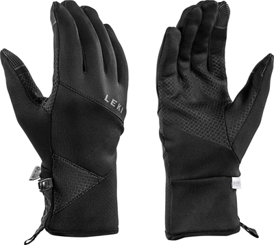 Doreza skish Leki Alpino Traverse, GORE-TEX INFINIUM, MF Touch, të zeza