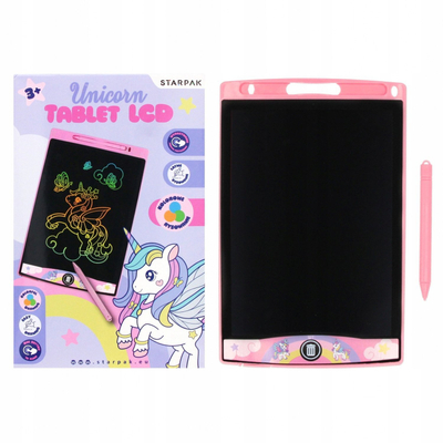 Tabelë shkrimi LCD Unicorn, 8.5", për fëmijë, shumëngjyrëshe