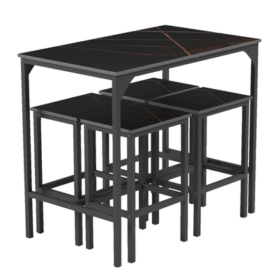 Set ngrënieje bar Boxy 5-pjesësh (HM9882.13), zezë
