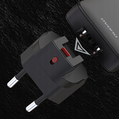 Karikues muri Dudao GaN A65Q, 65W, USB-A USB-C PD, i zi