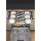 Makina larëse enësh e integruar Whirlpool W8I HF58 TU, klasa energjike B, 60cm, e zezë