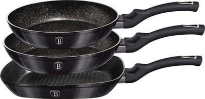 Set Tiganësh Berlinger Haus Carbon Pro 28 cm, 3 Copë