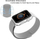 Ремче Tech-Protect MilaneseBand, за Apple Watch Series 4 5 6, не'рѓосувачки челик, сребрено