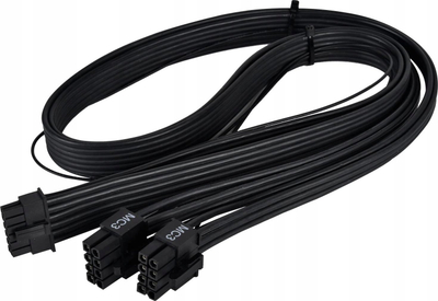 Kabllo energjie SilverStone PP14-EPS, 2x EPS 8-pin, për RTX 40, e zezë