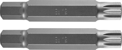Majë kaçavide NEO SPLINE, M12 x 75 mm, 2 copë