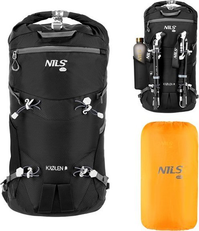 Çantë shpine NILS Camp NC1938 Travel, 40L, sistem ventilimi Air Comfort, gri