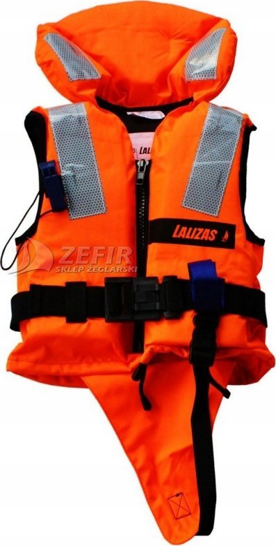 Jeletë shpëtimi Lalizas Lifejacket 100N, fëmijë 15-30 kg, portokalli fluoreshente