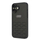 Kapak telefoni Audi Synthetic Leather për iPhone 16 Plus 6.7", hardcase, i zi