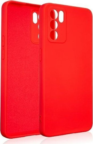 Kapak silikoni Beline për Oppo Reno 6 5G, shumë i hollë, i kuq