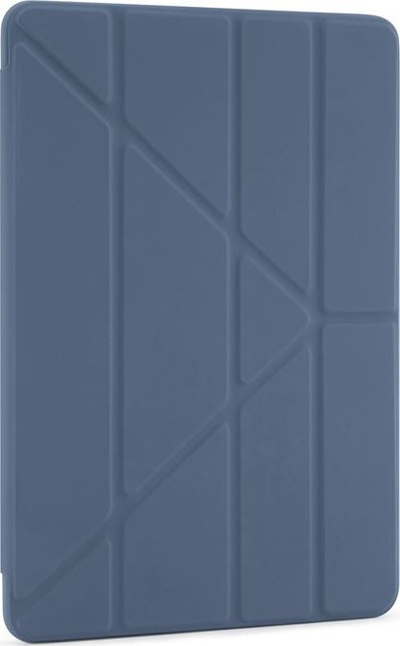 Maskë tabletë Pipetto Origami TPU Pro për Apple iPad 10.2", me sleep‑wake, blu navy