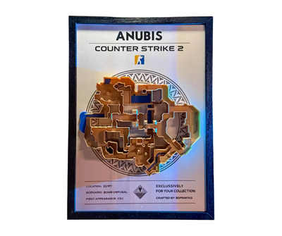 Kornizë CS2/CS:GO - 3D Map Anubis