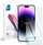 Заштита за екран Blue Star за iPhone 14 Pro, калено стакло 9H, целосно лепење, црна