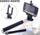 Selfie stick Xrec Monopod Tripod, 20–110 cm, për telefon dhe kamera, i zi