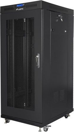 Kabinet rrjeti Lanberg Standing Cabinet 19" FF01-6827-23BL, 27U, me ventilatorë, i zi