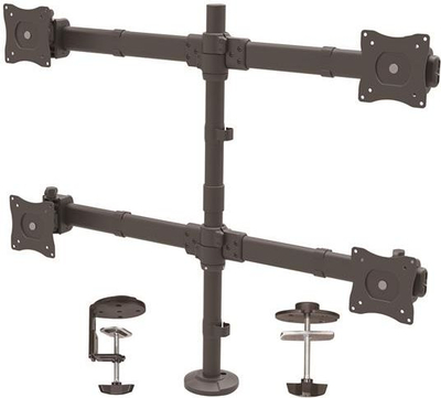 Mbajtëse tavoline StarTech, për 4 monitorë 13-27"