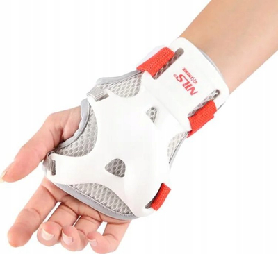 Set mbrojtës Nils Extreme Solid White, madhësia L, i bardhë