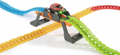 Aksesor pistë garash Smoby FleXtreme Pit Stop, 2 në 1, 38 cm, portokalli e zezë