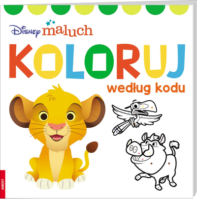 Liber vizatimi Disney Toddler Color According to the Code, aktivitete me ngjyrosje, për kalamaj