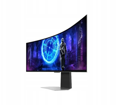 Monitor i lakuar Samsung Odyssey G9 LS49DG950SUXDU, 49\", DQHD, 240Hz, QD OLED, i zi