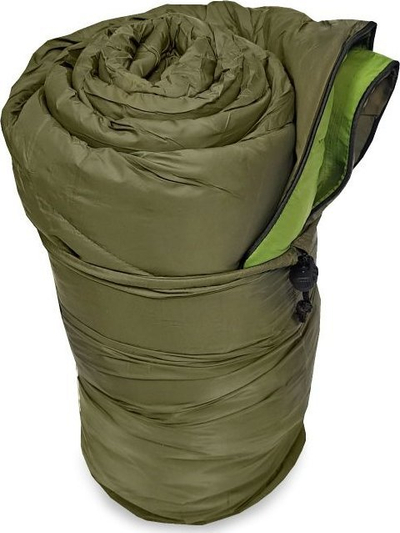 Batanije kampinguese Offlander Waterproof Blanket Throw, 200 x 140 cm, rezistente ndaj ujit, jeshile e errët