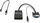 Видео адаптер Inca IVTH-02, HDMI во VGA, 0.2 m, USB, бел