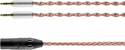 Кабел за слушалки Моондроп UP, балансиран бакар Лиц, XLR во 3.5mm, 150cm