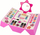 Set grim për fëmijë Lean Toys My Lovely Makeup Handbag, çantë kozmetike, me hije sysh dhe aksesorë, rozë