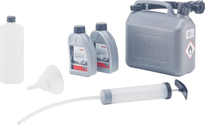 Set mirëmbajtje motori AL-KO Starter Set, vaj SAE 30, për motorë kositëse, gri