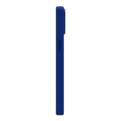 Kuti telefoni Decoded Silicone Backcover për iPhone 15 Plus, MagSafe, Blu Galaktik
