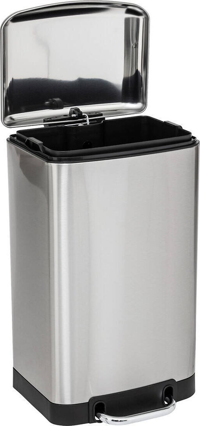 Kosh mbeturinash 5five Ariane, 20L, çelik inox, argjendtë