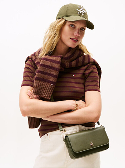 Çantë për femra Tommy Hilfiger, e gjelbër