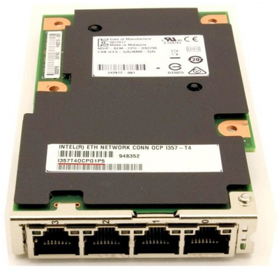 Kartë rrjeti Intel I357T4OCPG1P5, OCP, 4x 1Gb RJ45, e zezë