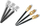 Maja çeliku për shigjeta dart Harrows Conversion Steel Points, set me 2 copë, për tabela çeliku, ngjyrë e zezë me ari
