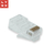 Konektor rrjeti LYNX UTP RJ45 Cat6, i veshur me ar 50µ, 100 copë, transparent