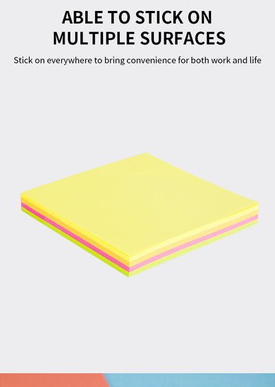 Postit DELI 76x76 100fl neon mix a02602 1/12