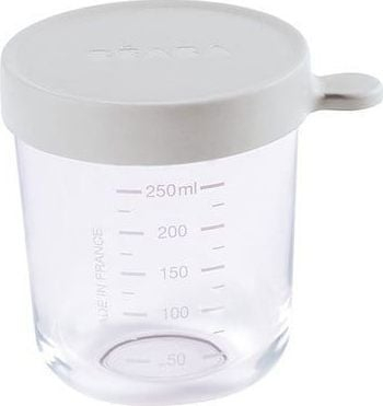 Kavanoz qelqi BEABA Glass Portion, 250ml, Light Mist