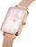 Orë dore për femra Daniel Wellington Quadro 20X26 Pressed Melrose RG MOP DW00100510, ari rozë