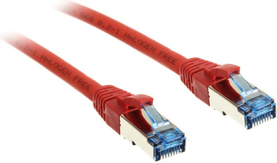 Kabllo rrjeti InLine Patch Cat.6A, S/FTP, 1.5m, e kuqe