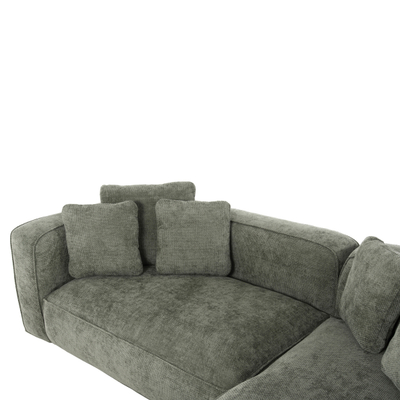 Divan këndor Grace 252×105–160×70–90 cm (HM3280.05R), gjelbër