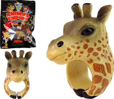 Lodër edukative për dorë LEAN Toys Giraffe 11270, për fëmijë 3+, shumëngjyrëshe