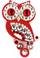 Brosh Owls, i kuq, woman