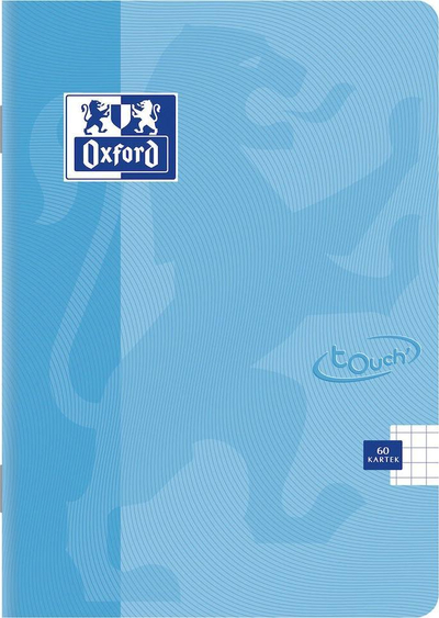 Fletore Oxford Notebook A5 Soft Touch, 96 fletë, me rrjetë, ngjyra pastel