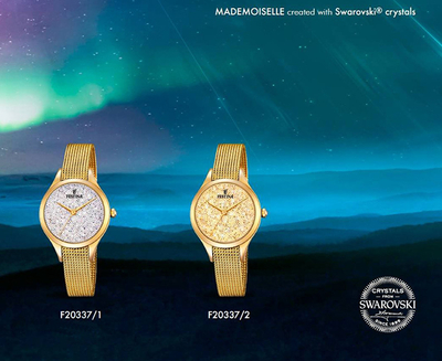 Orë për femra Festina/Swarovski, e artë